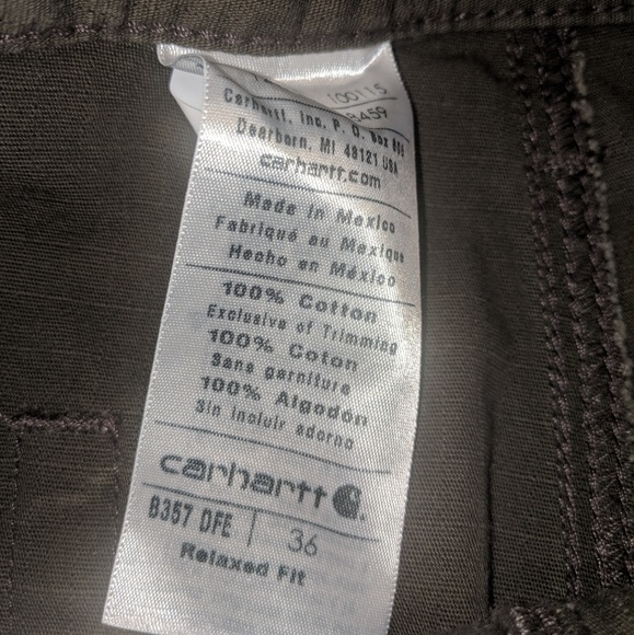 Carhartt Men's 11" Cargo Shorts Relaxed Fit - Picture 7 of 7